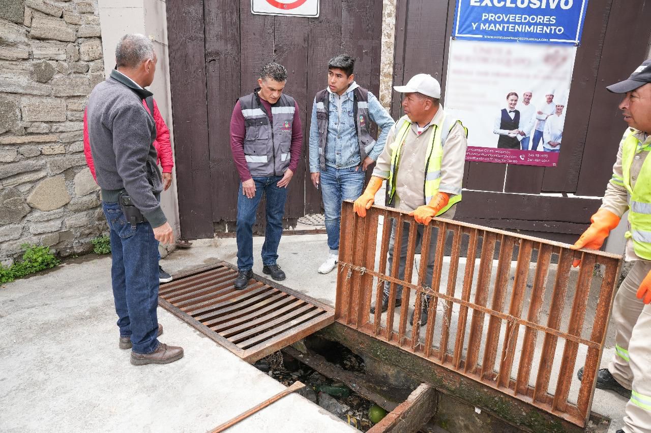 Supervisa alcalde Alfonso Sánchez García cauces de la ciudad para atenderlos y prevenir inundaciones